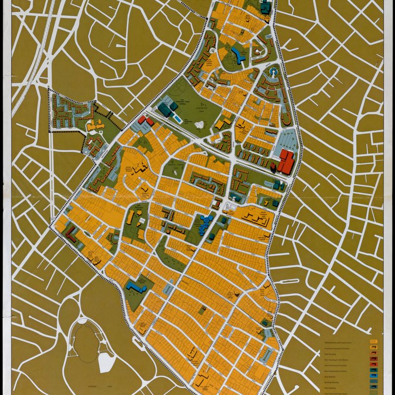 Image of Illustrative Site Plan: Washington Park Urban Renewal Area, Massachusetts R-24