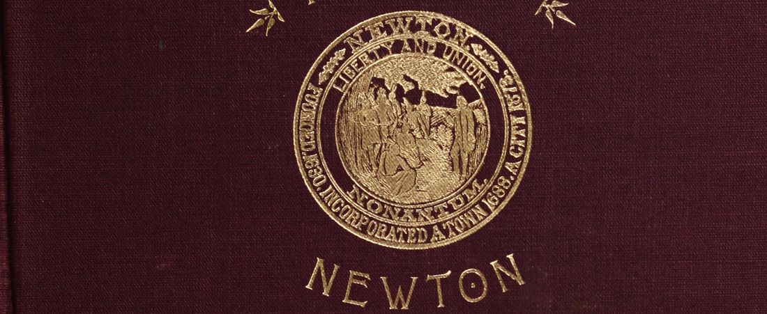 History of the fire department of Newton, Mass. containing a complete record of facts and events pertaining to the fire service from the settlement of the town to the present time - Front Cover Showing Newton City Seal -