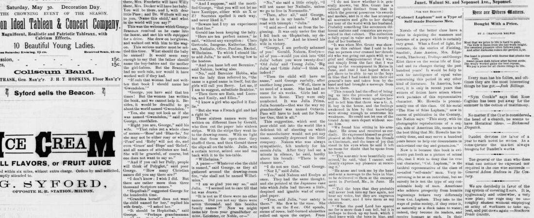 The Dorchester Beacon, May 23, 1885