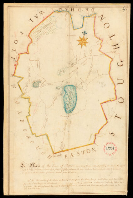 Plan Of Sharon, Surveyor's Name Not Given, Dated 1794-5. - American ...