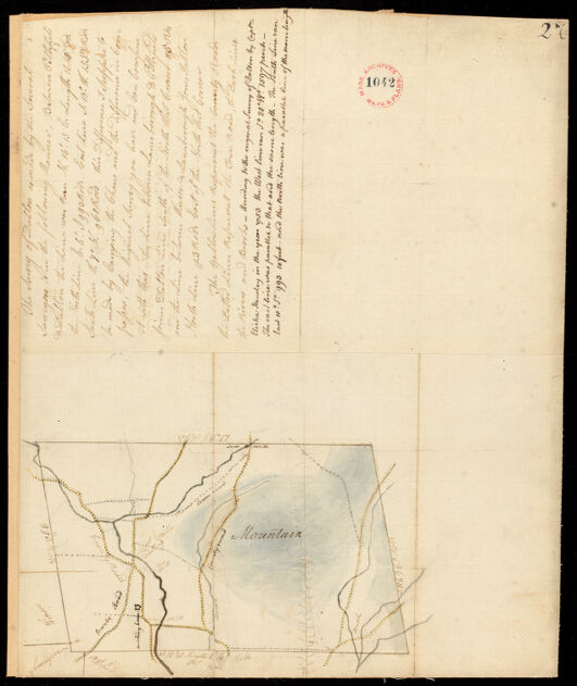 Plan Of Dalton, Surveyor's Name Not Given, Dated 1794-5. - American ...