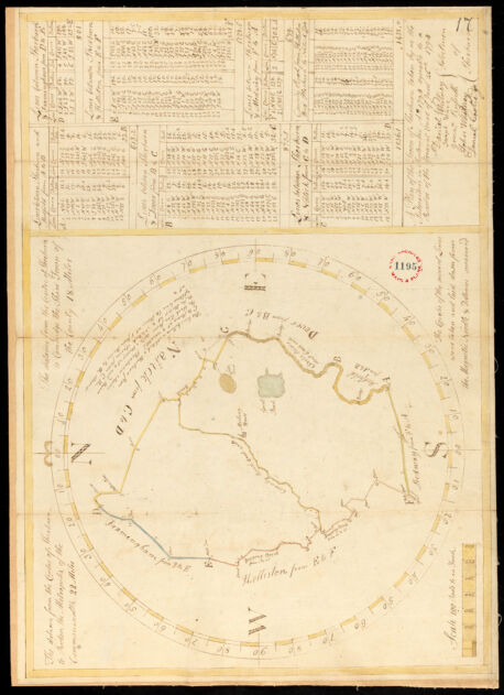 Plan Of Sherborn, Surveyor's Name Not Given, Dated September 1794 ...