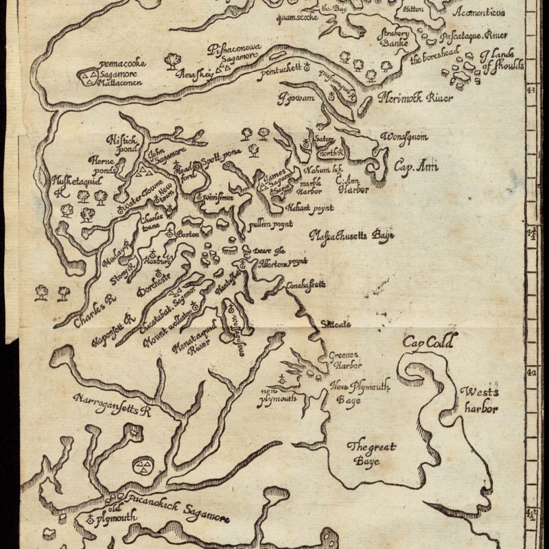 Image of The South Part of New England, as It Is Planted This Yeare, 1639