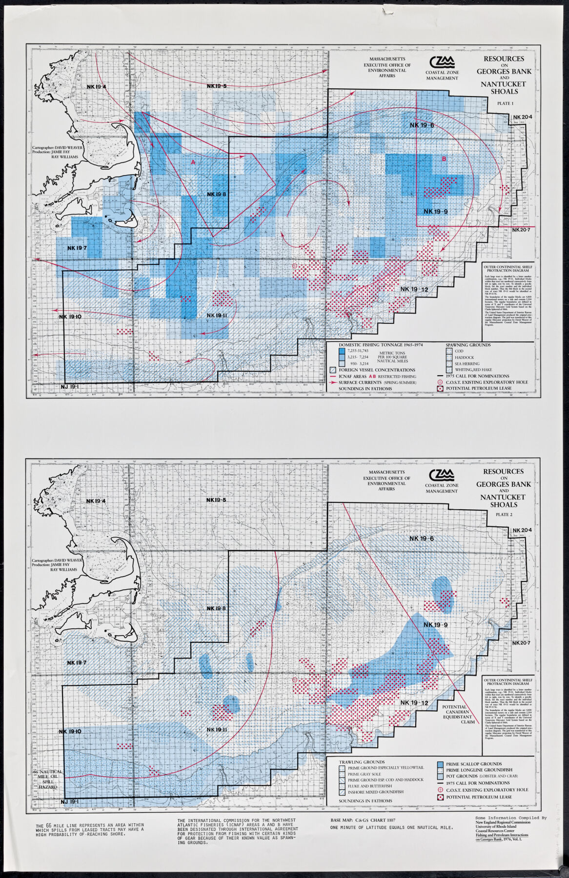 Massachusetts Coastal Zone Management Office, &quot;Resources on Georges Bank and Nantucket Shoals&quot; [ca. 1976]