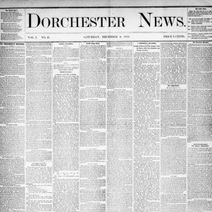 Dorchester News