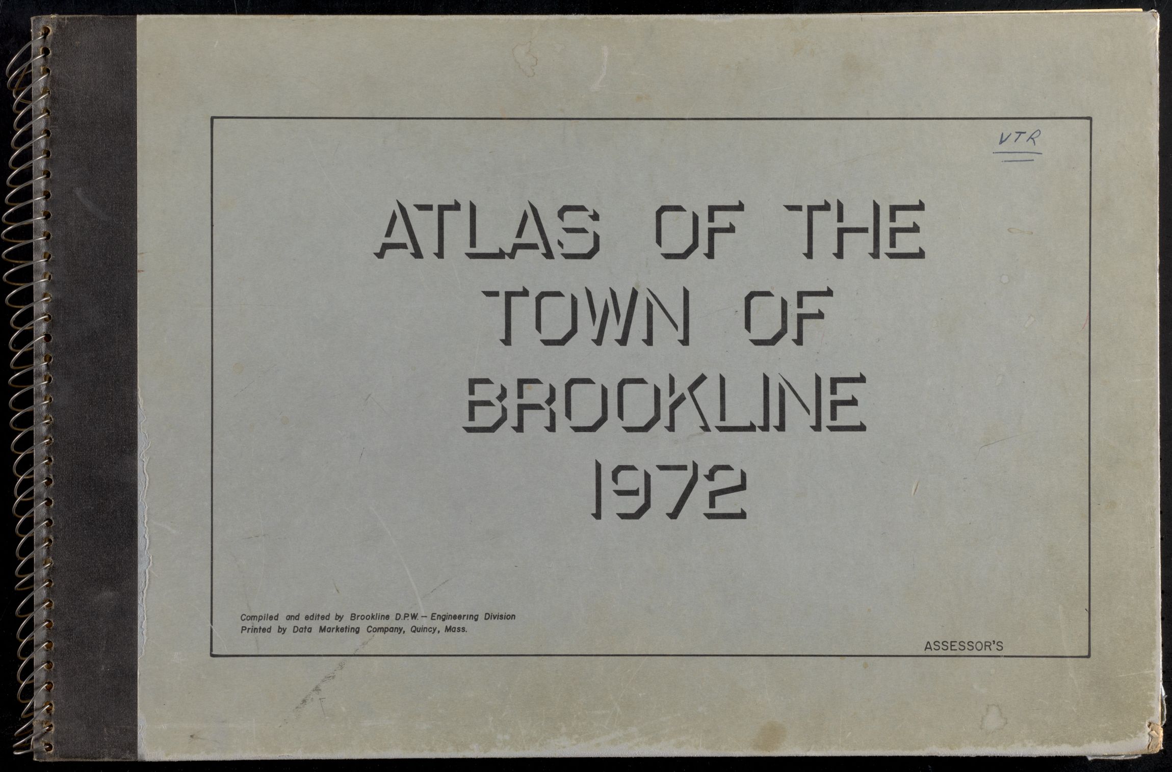 Atlas of the town of Brookline 1972