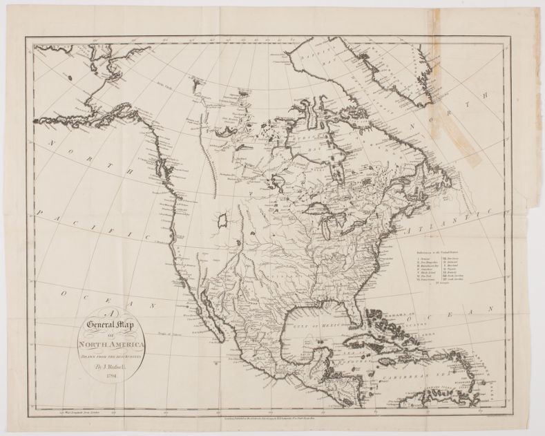 A general map of North America - American Revolutionary Geographies Online