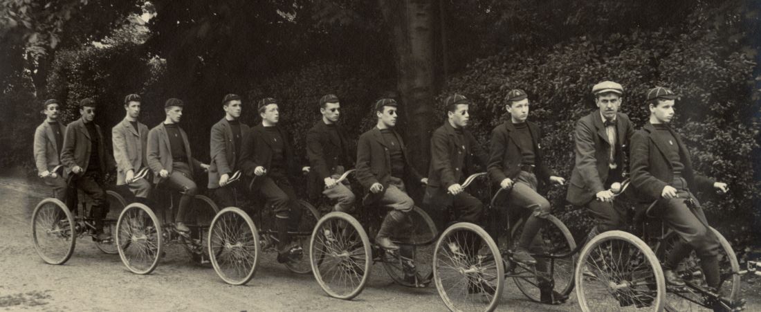 Boys Party Ready for an Outing, The Royal Normal College for the Blind, England