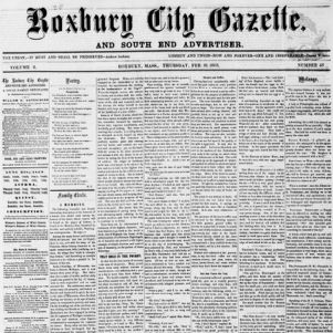 Roxbury City Gazette and South End Advertiser
