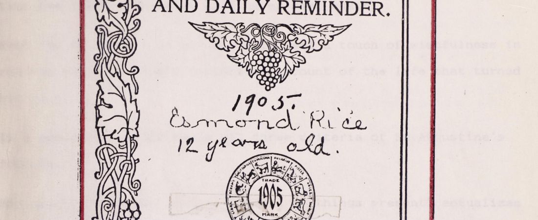 Standard diary and daily reminder, 1905 -