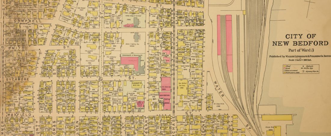 Atlas of the City of New Bedford, Part of Ward 3, plate 17