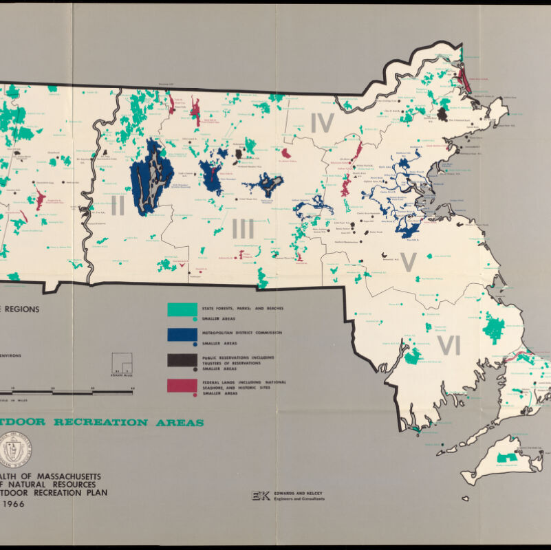 Image of Massachusetts Outdoor Recreation Plan 1966: Public Outdoor Recreation Areas