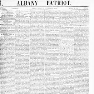 Albany Patriot (Albany, N.Y.) 1844-1848