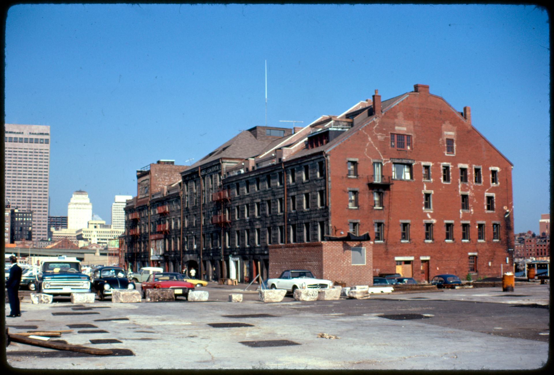 Photograph of brick building on Long Wharf