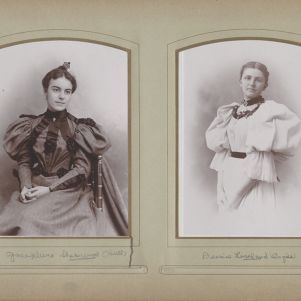 Newton High School, class of 1895 photographs