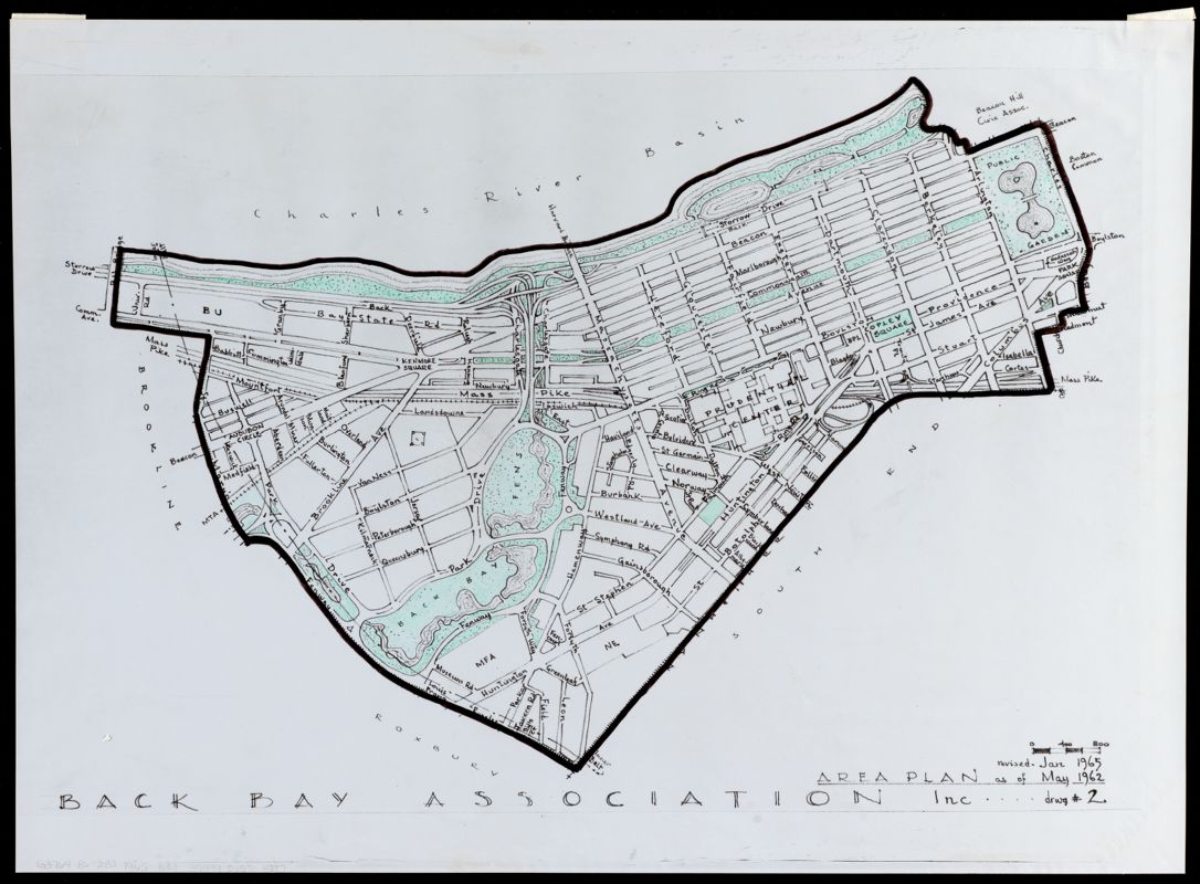 Image of Area Plan as of May 1962