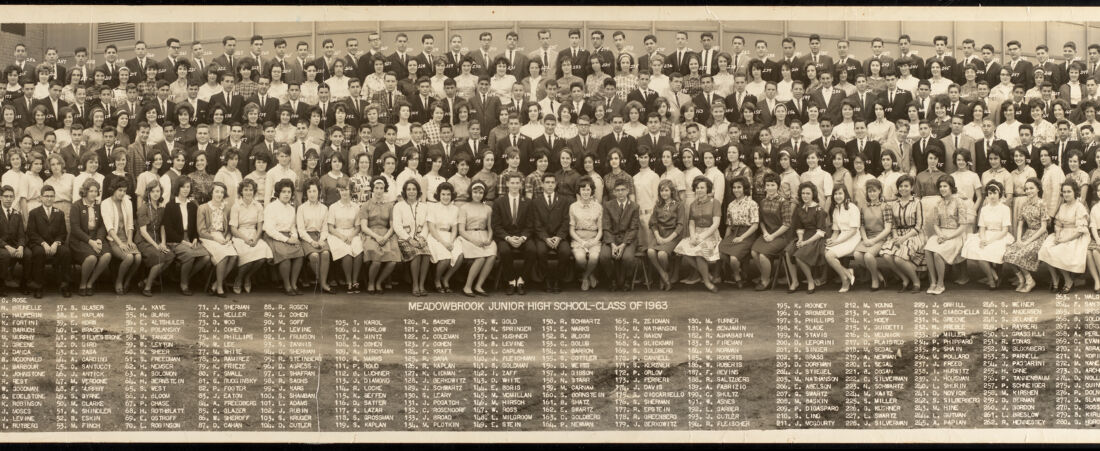 Meadowbrook Junior High School, class of 1963