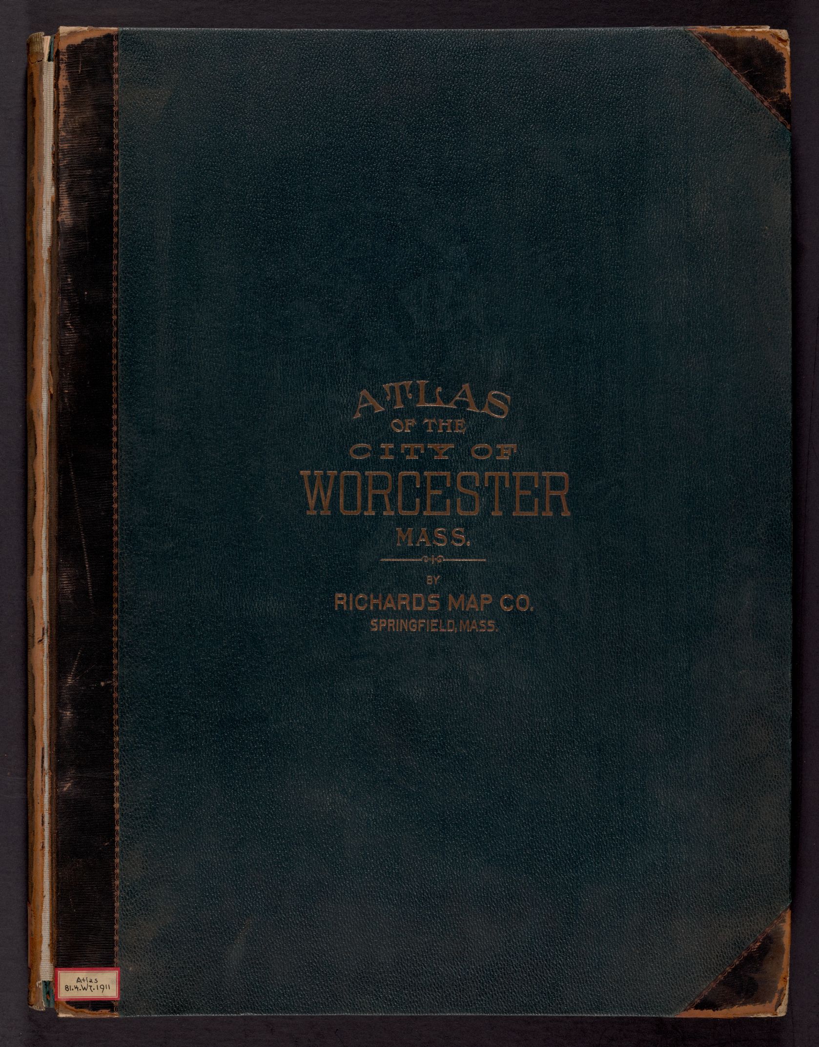 Richards standard atlas of the City of Worcester Massachusetts