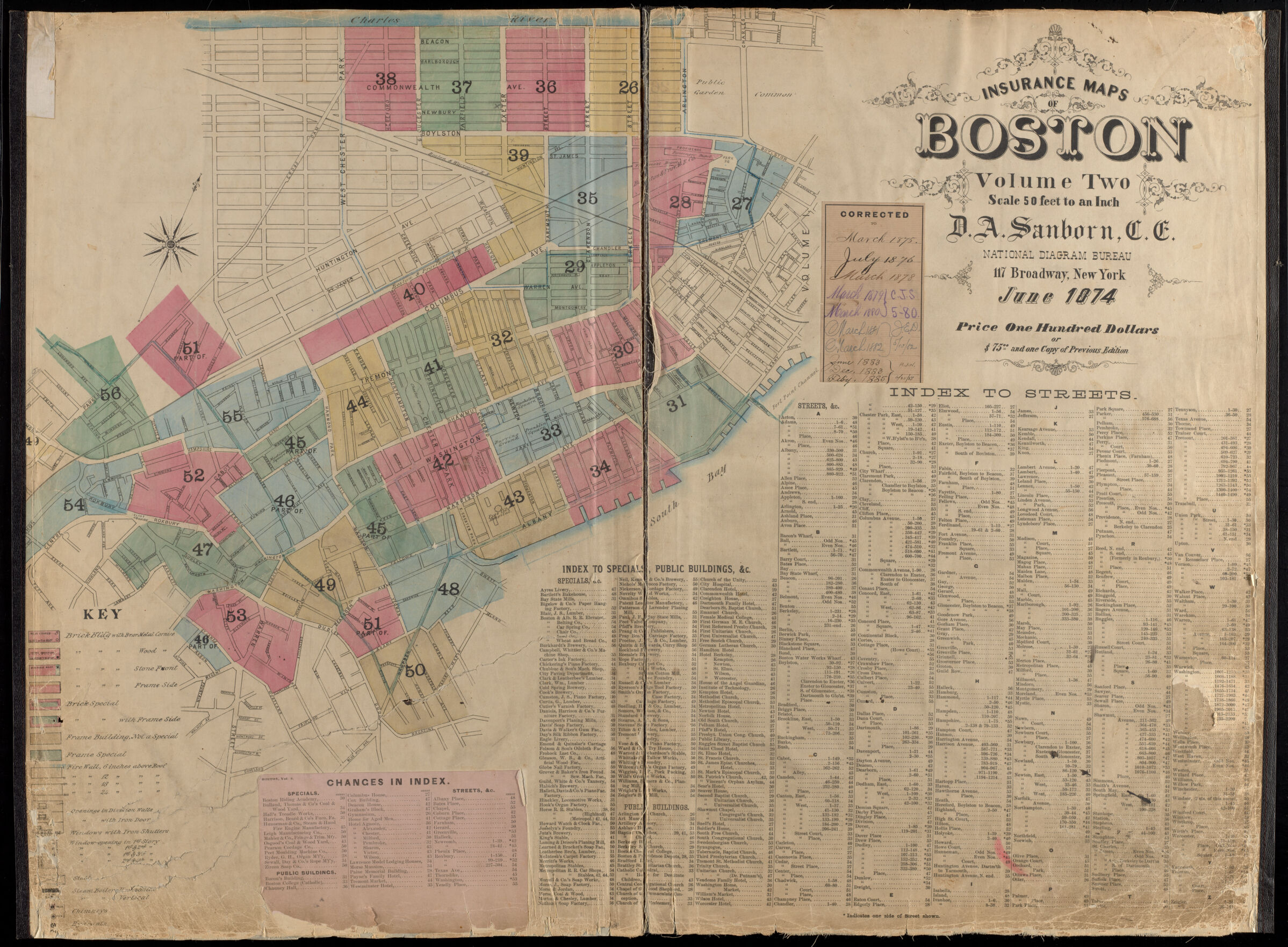 Insurance maps of Boston volume two