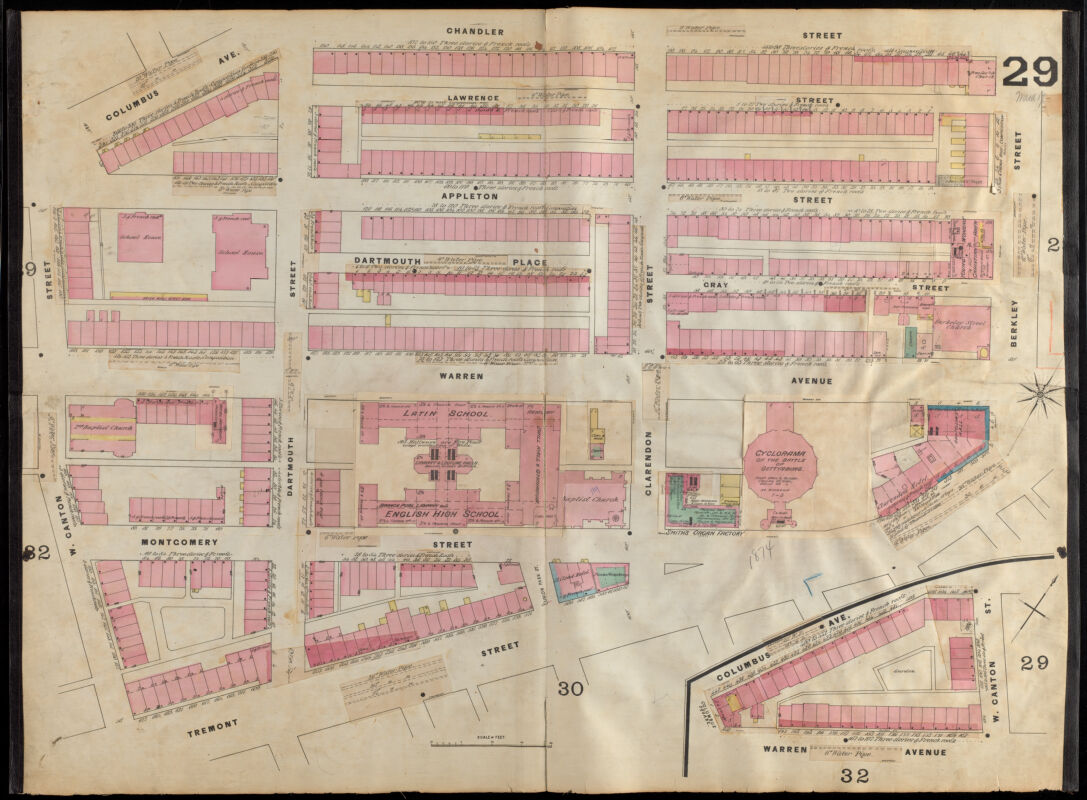 Image of Detail of Insurance maps of Boston, volume two, plate 29