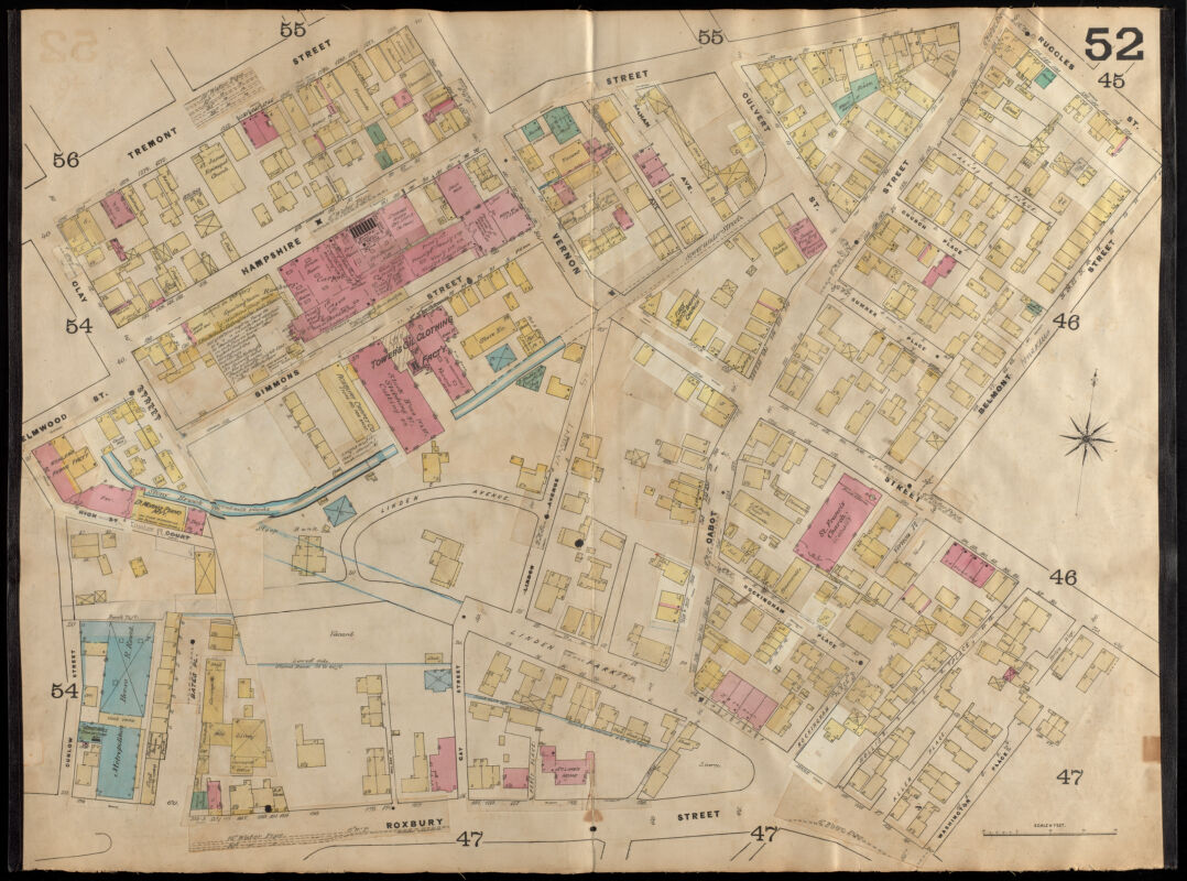 Image of Detail of Insurance maps of Boston, volume two, plate 52