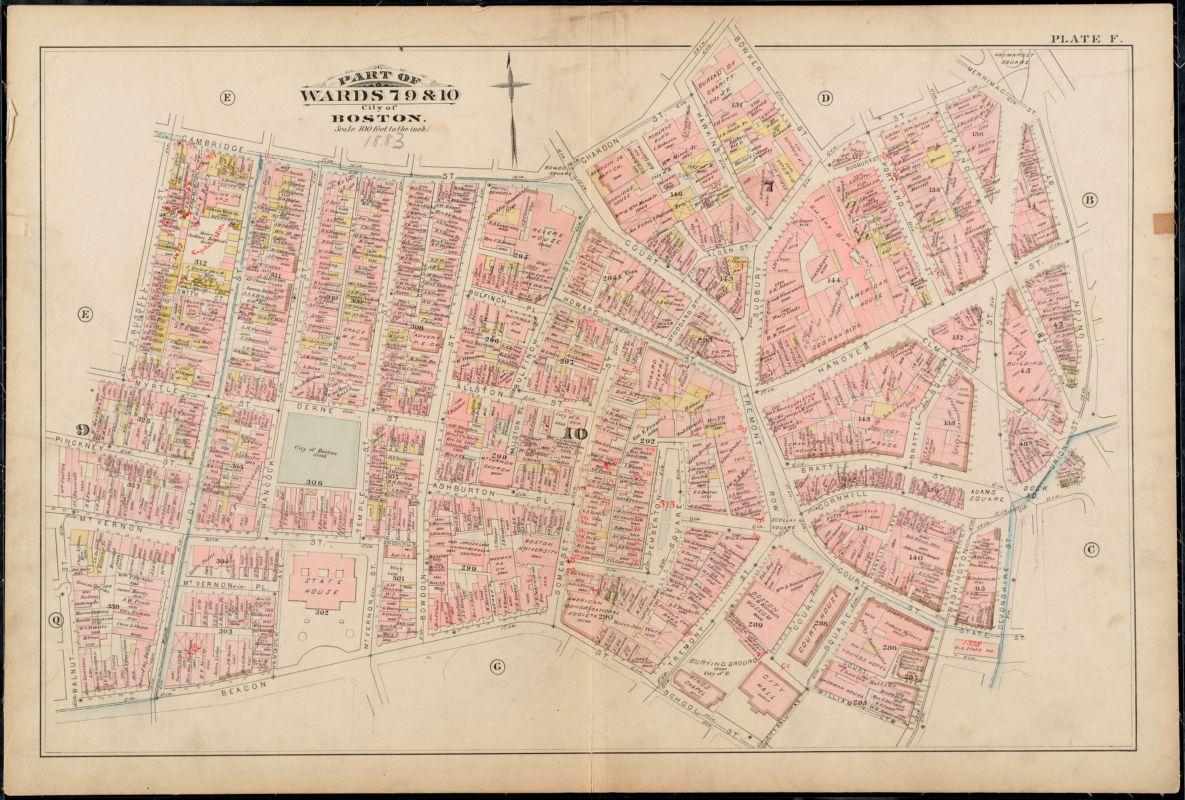 Image of Atlas of the city of Boston, city proper, plate F