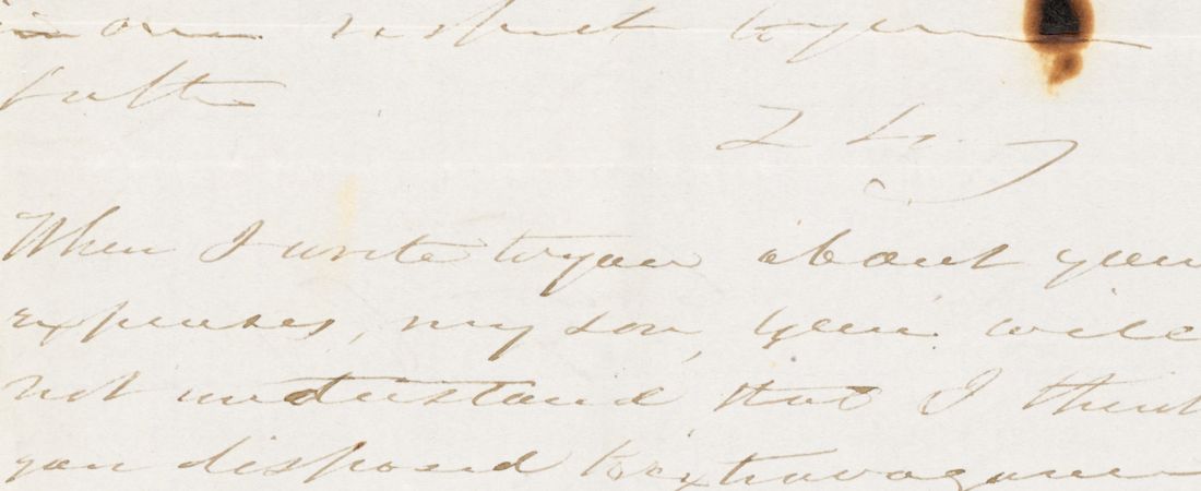 Letter from Zadoc Long to John D. Long, April 8-14, 1856