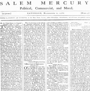 The Salem Mercury: Political, Commercial, and Moral