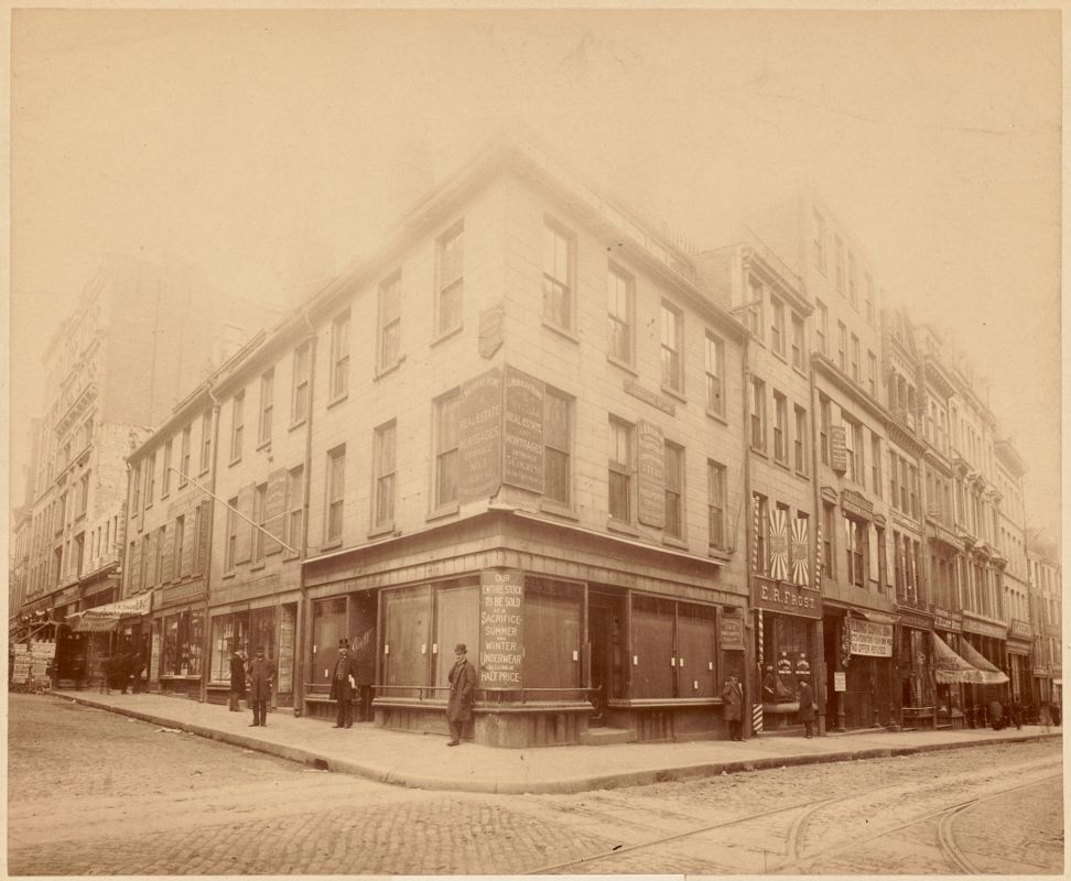 Image of Site of Ames Building - 1891