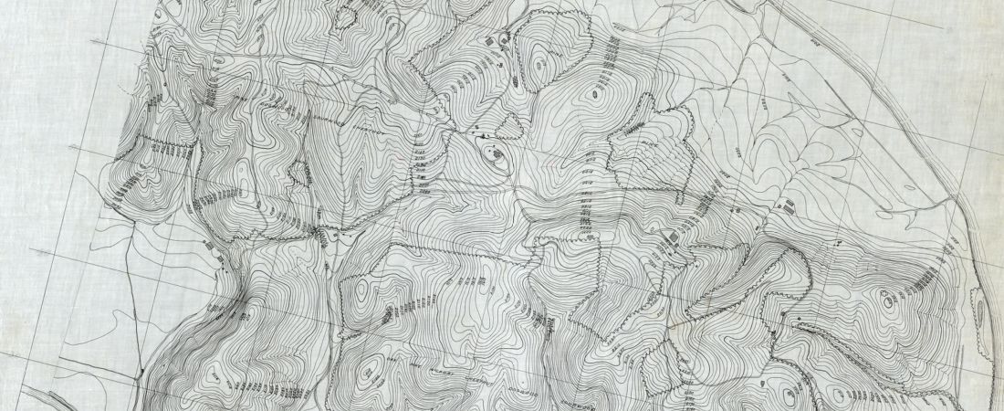 [appears to be contour map along French Broad River] Peninsular district [v]