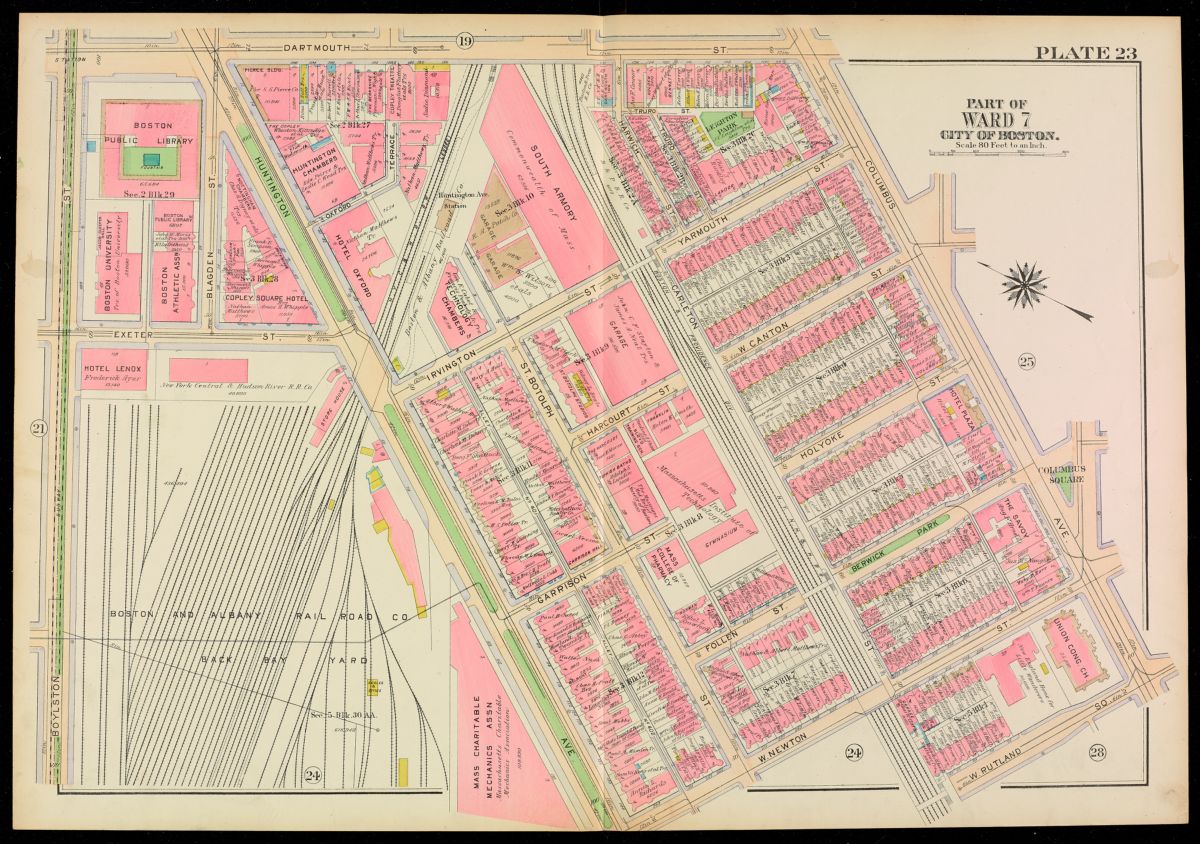 1917 Bromley Atlas of the City of Boston