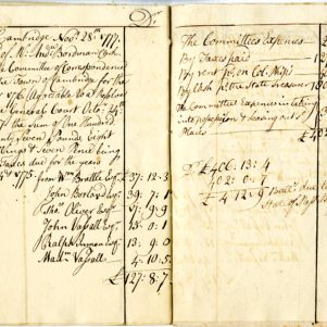 Cambridge Committee of Correspondence Records, 1776