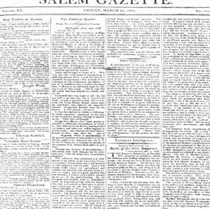 The Salem Gazette