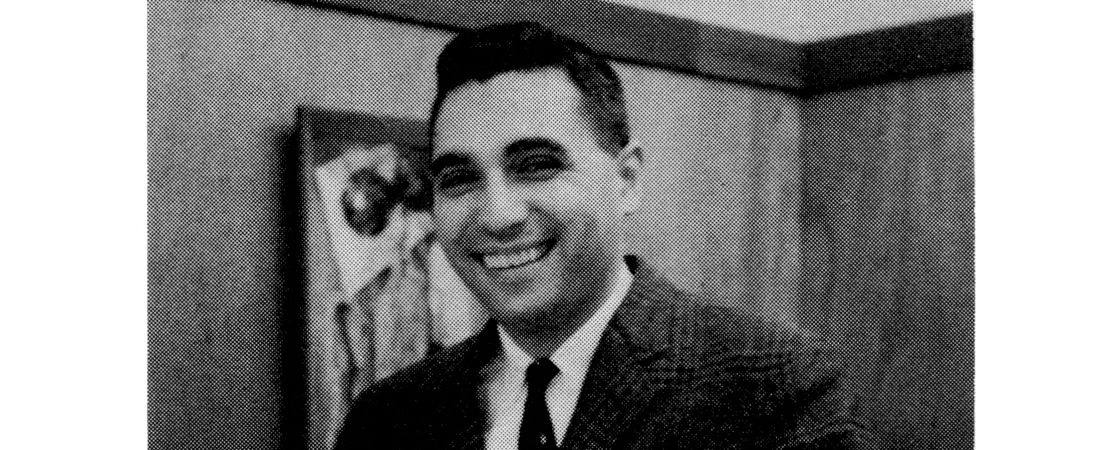 Saul Sherter, 1967 Greenfield Community College yearbook photo