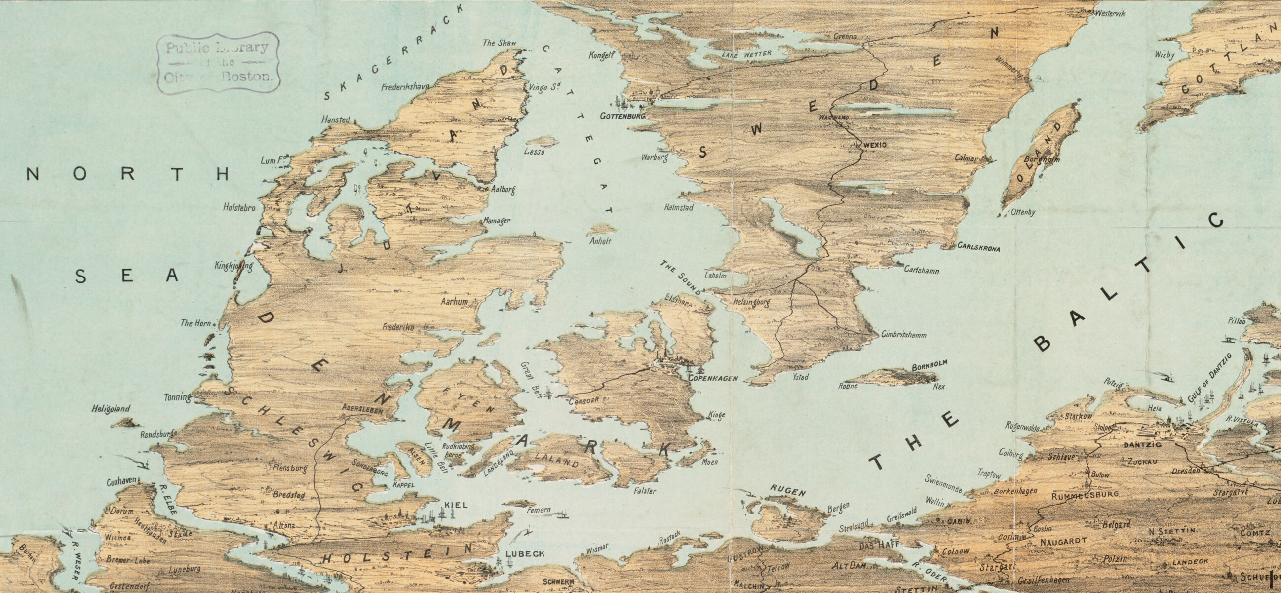 A cartographic trip to Denmark