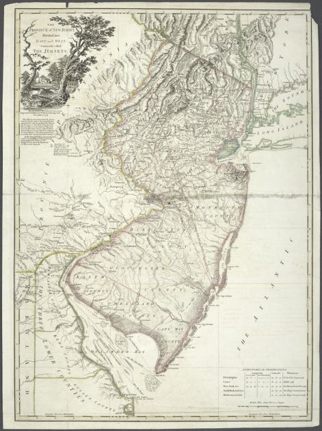 The Province of New Jersey - American Revolutionary Geographies Online